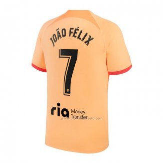 Camiseta Atletico Madrid Jugador Joao Felix Tercera 2022-2023