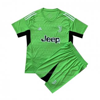 Camiseta Juventus Portero Nino 2023-2024 Verde