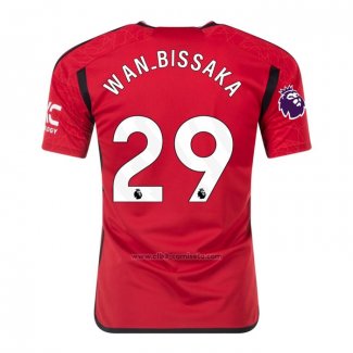 Camiseta Manchester United Jugador Wan-Bissaka Primera 2023-2024