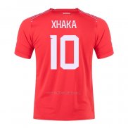 Camiseta Suiza Jugador Xhaka Primera 2022