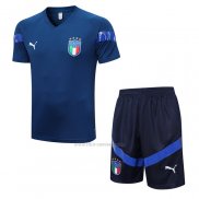 Chandal del Italia Manga Corta 2022-2023 Azul - Pantalon Corto