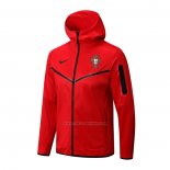 Chaqueta con Capucha del Portugal 2022-2023 Rojo