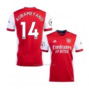 Camiseta Arsenal Jugador Aubameyang Primera 2021-2022