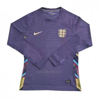 Camiseta Inglaterra Segunda Manga Larga 2024