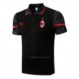 Camiseta Polo del AC Milan 2022-2023 Negro