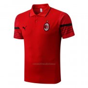 Camiseta Polo del AC Milan 2022-2023 Rojo