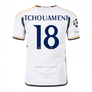 Camiseta Real Madrid Jugador Tchouameni Primera 2023-2024