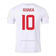 Camiseta Suiza Jugador Xhaka Segunda 2022