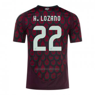Camiseta Mexico Jugador H.Lozano Primera 2024