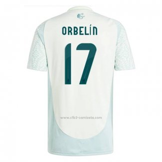 Camiseta Mexico Jugador Orbelin Segunda 2024