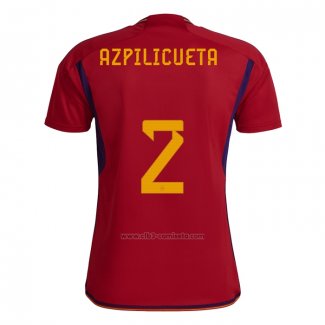 Camiseta Espana Jugador Azpilicueta Primera 2022