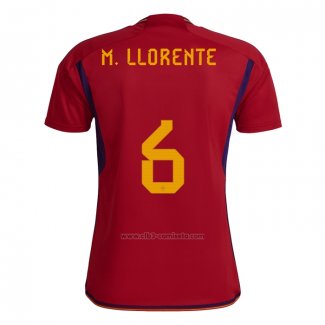 Camiseta Espana Jugador M.Llorente Primera 2022