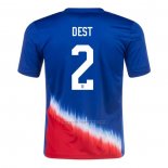 Camiseta Estados Unidos Jugador Dest Segunda 2024