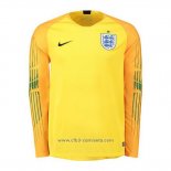 Camiseta Inglaterra Portero Manga Larga 2018 Amarillo