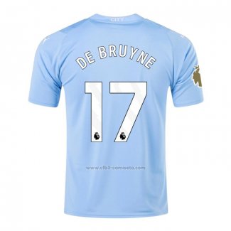 Camiseta Manchester City Jugador De Bruyne Primera 2023-2024