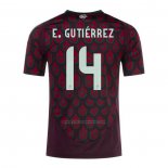 Camiseta Mexico Jugador E.Gutierrez Primera 2024