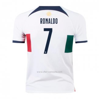 Camiseta Portugal Jugador Ronaldo Segunda 2022