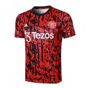 Camiseta de Entrenamiento Manchester United 2023-2024 Rojo