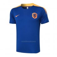 Camiseta de Entrenamiento Paises Bajos 2024-2025 Azul