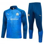 Chandal de Sudadera del Olympique Marsella 2023-2024 Azul Oscuro