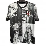 Tailandia Camiseta Japon Anime 2024-2025 Negro y Blanco