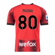 Camiseta AC Milan Jugador Musah Primera 2023-2024