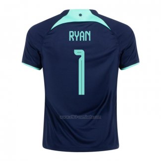 Camiseta Australia Jugador Ryan Segunda 2022