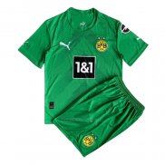 Camiseta Borussia Dortmund Portero Nino 2022-2023 Verde