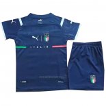 Camiseta Italia Portero Nino 2021 Azul