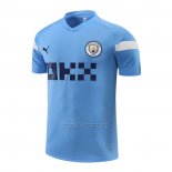 Camiseta de Entrenamiento Manchester City 2022-2023 Azul