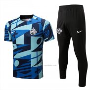 Chandal del Inter Milan Manga Corta 2022-2023 Azul