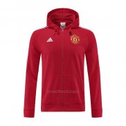 Chaqueta con Capucha del Manchester United 2022-2023 Rojo