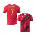 Camiseta Belgica Jugador De Bruyne Primera 2020-2021