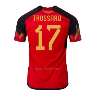 Camiseta Belgica Jugador Trossard Primera 2022