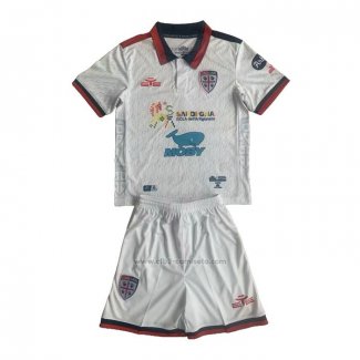 Camiseta Cagliari Calcio Segunda Nino 2023-2024