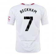 Camiseta Manchester United Jugador Beckham Tercera 2023-2024
