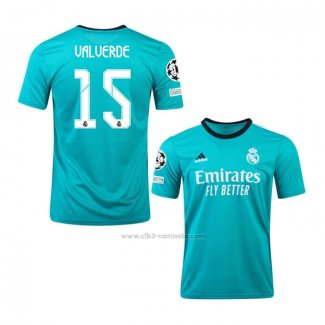 Camiseta Real Madrid Jugador Valverde Tercera 2021-2022