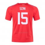 Camiseta Suiza Jugador Sow Primera 2022