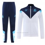 Chandal de Chaqueta del Olympique Marsella 2022-2023 Blanco