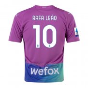 Camiseta AC Milan Jugador Rafa Leao Tercera 2023-2024