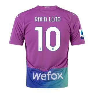 Camiseta AC Milan Jugador Rafa Leao Tercera 2023-2024