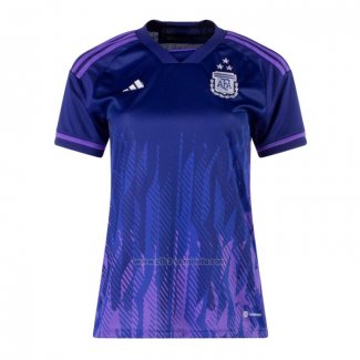 Camiseta Argentina 3 Estrellas Segunda Mujer 2022