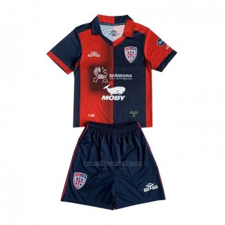 Camiseta Cagliari Calcio Primera Nino 2023-2024