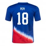 Camiseta Estados Unidos Jugador Pepi Segunda 2024