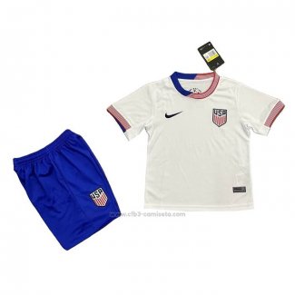 Camiseta Estados Unidos Primera Nino 2024