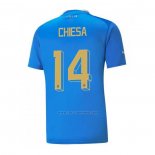 Camiseta Italia Jugador Chiesa Primera 2022