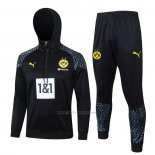 Chandal de Sudadera del Borussia Dortmund 2023-2024 Negro