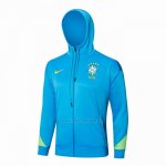 Chaqueta con Capucha del Brasil 2024-2025 Azul