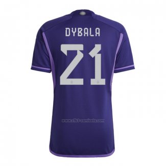 Camiseta Argentina Jugador Dybala Segunda 2022