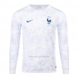 Camiseta Francia Segunda Manga Larga 2022